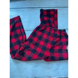 Black and red Buffalo plaid pajama pants